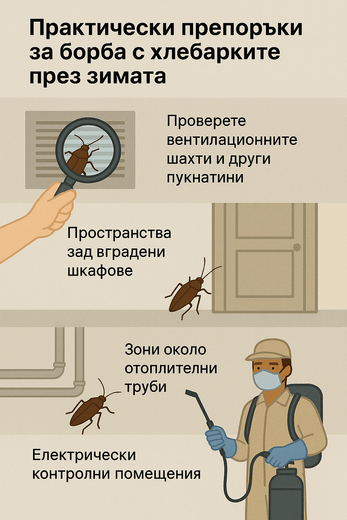 препоръки за борба с хлебарки